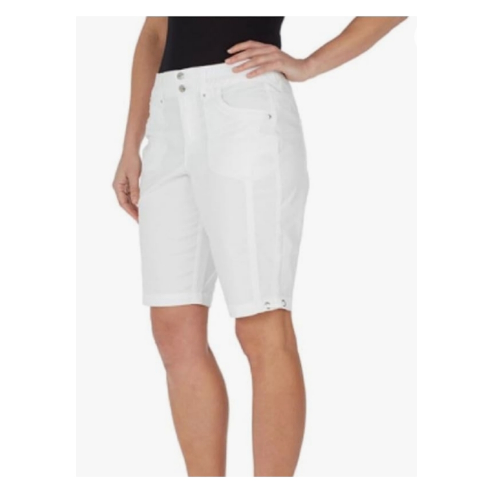 Gloria Vanderbilt Persimmon‎ Bermuda Shorts Pink NWT Size 6